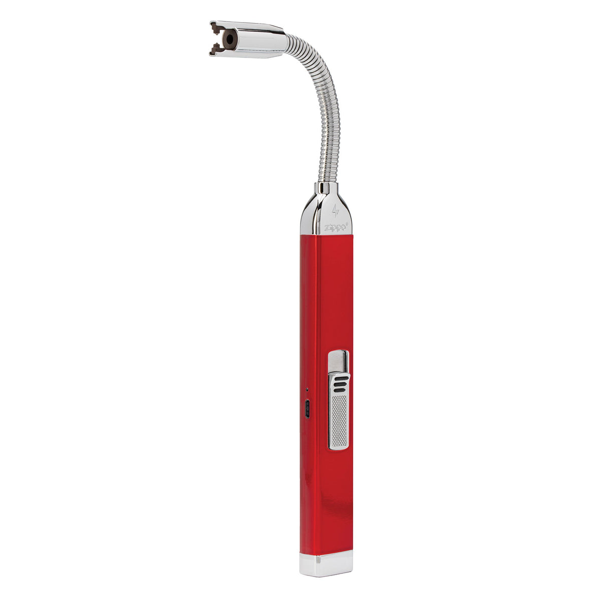 Briquet allume-bougie rechargeable – Rouge pomme d’amour