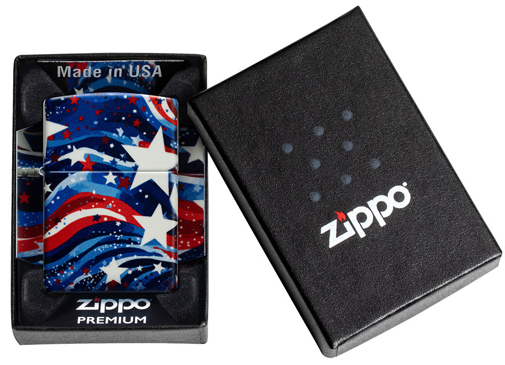 Modèle Bannière étoilée rétro