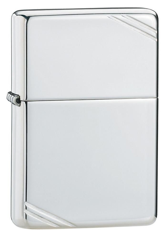 14, Briquet Zippo en argent sterling avec entailles décoratives, étui vintage