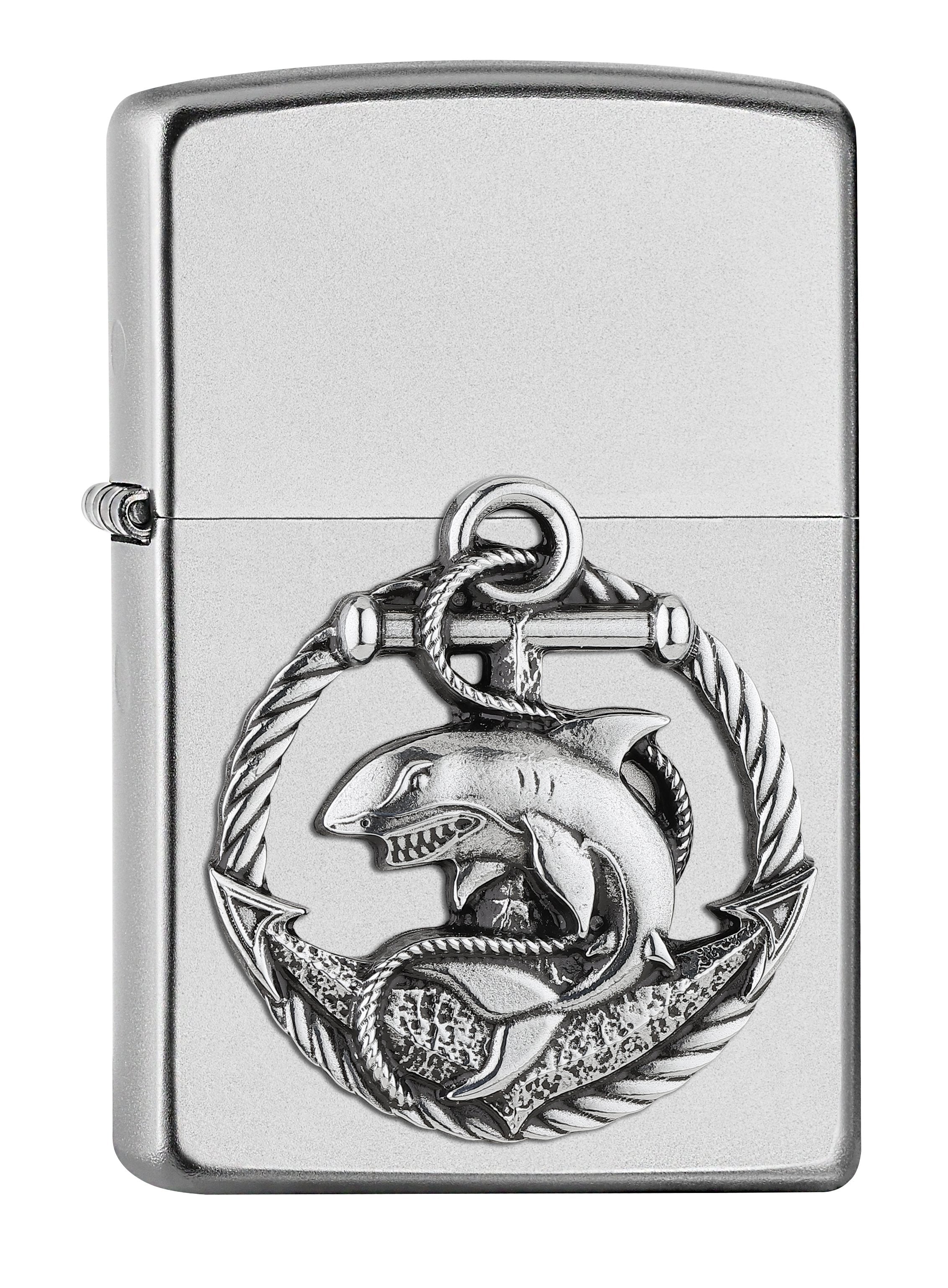 Zippo Briquet Embl me Ancre Et Requin zippo-briquet-embl-me-ancre-et-requin