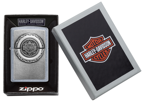 Briquet tempête Zippo Harley-Davidson® dans sa boîte cadeau