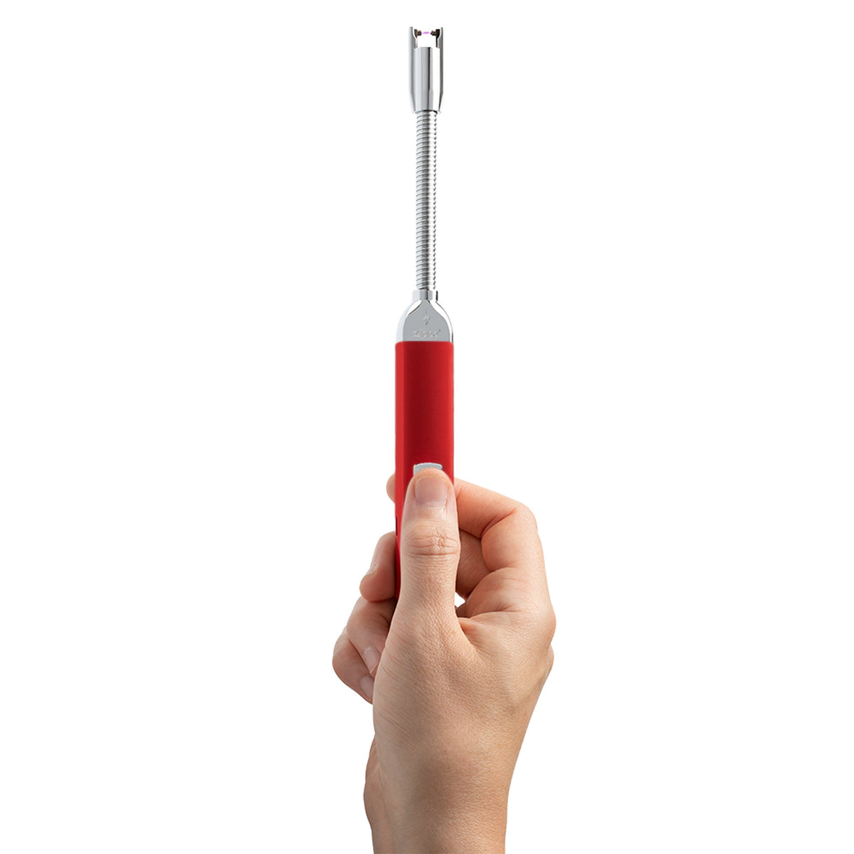 Briquet allume-bougie rechargeable – Rouge pomme d’amour