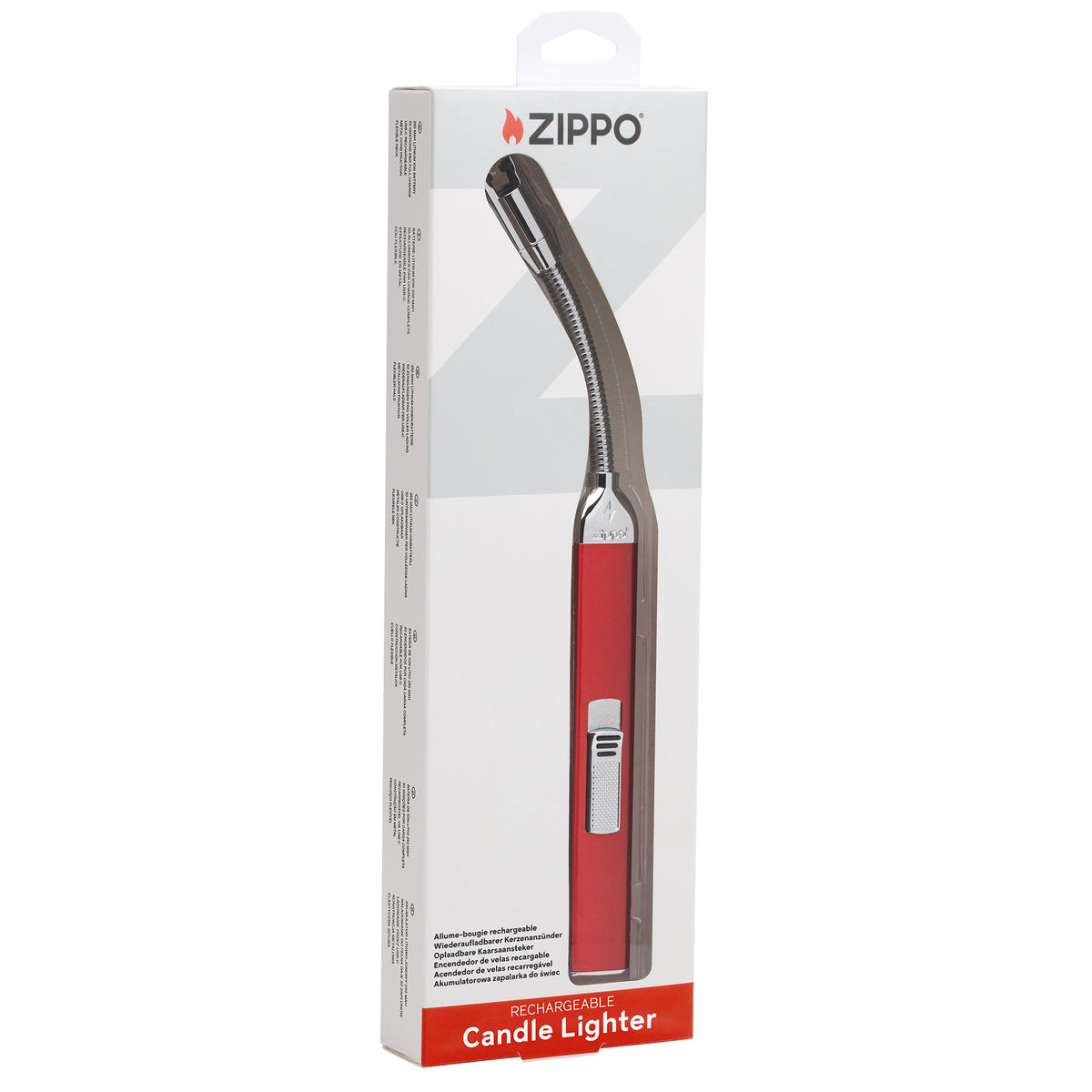 Briquet allume-bougie rechargeable – Rouge pomme d’amour