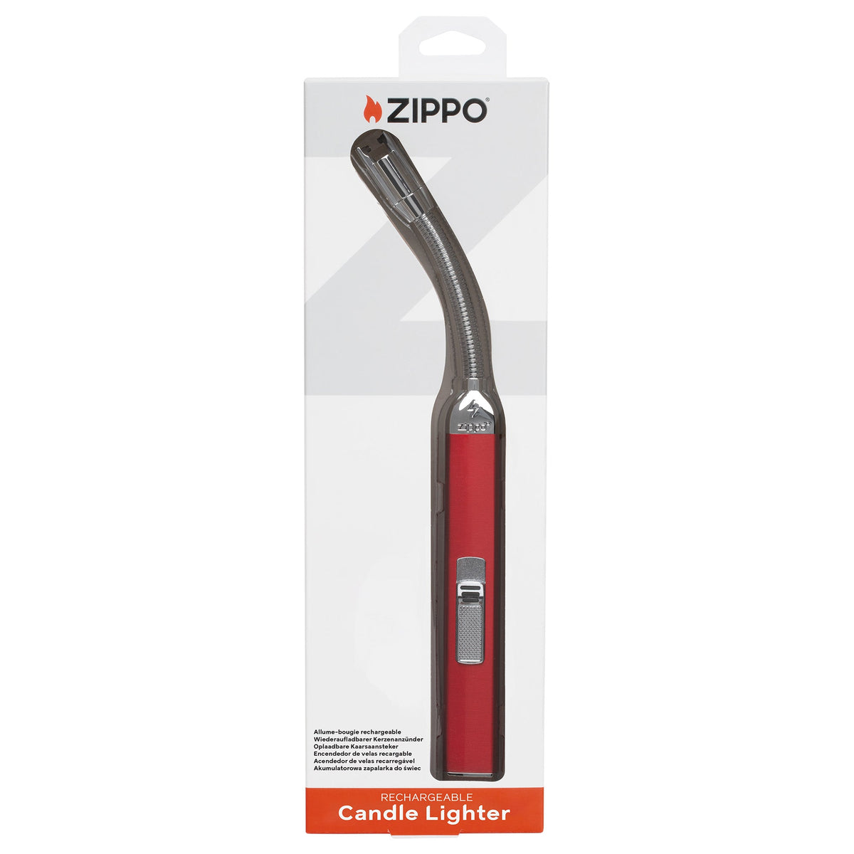 Briquet allume-bougie rechargeable – Rouge pomme d’amour