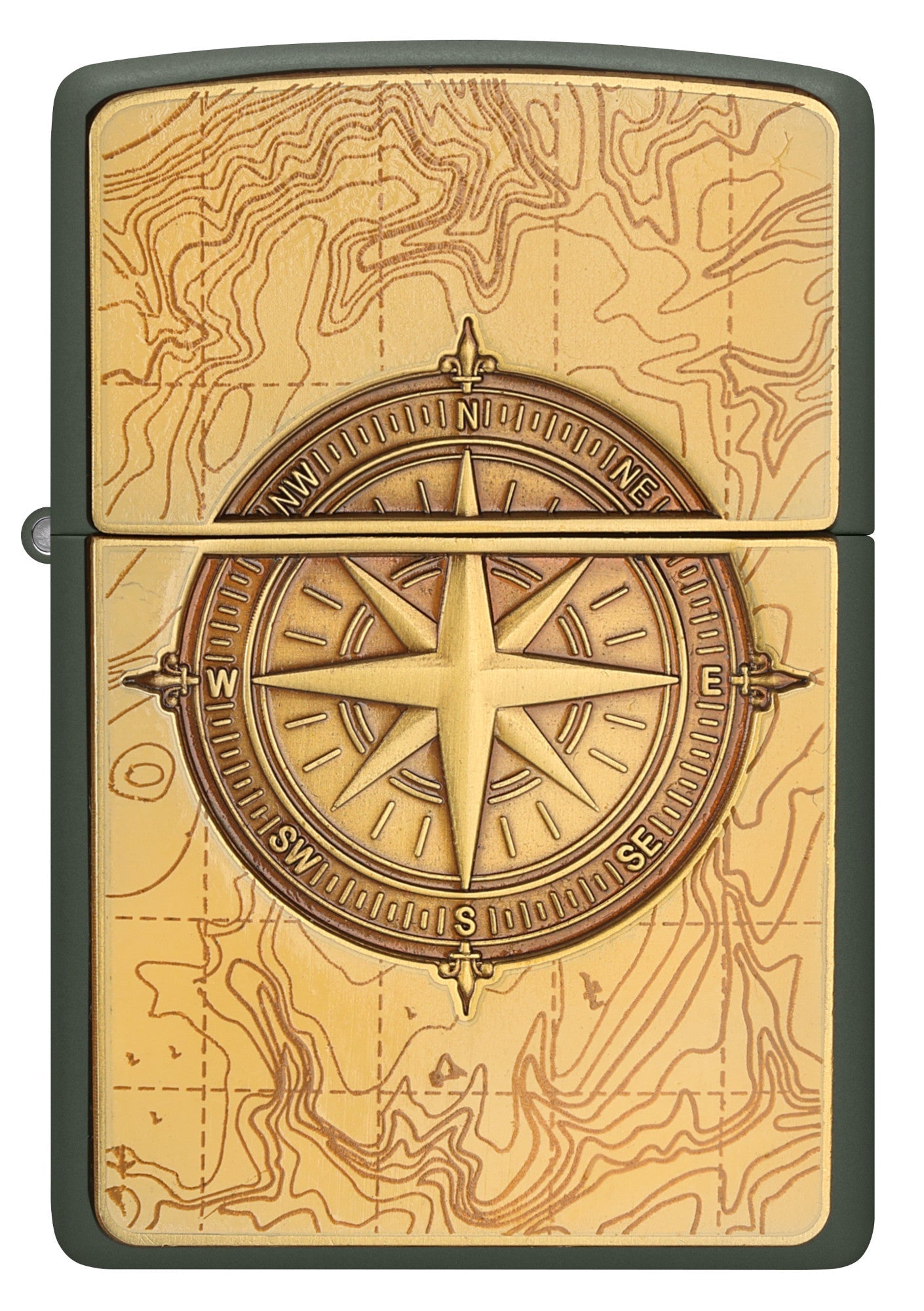 Emblème Carte et boussole