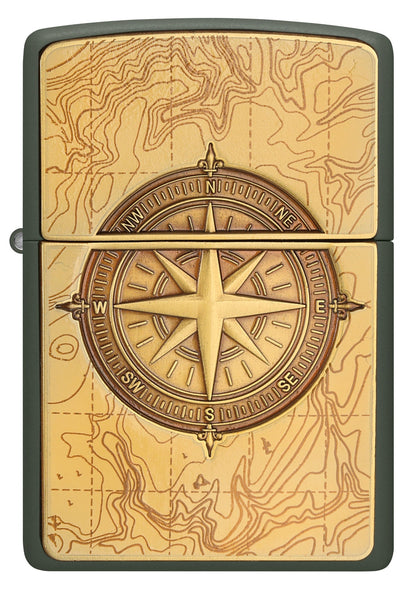 Emblème Carte et boussole