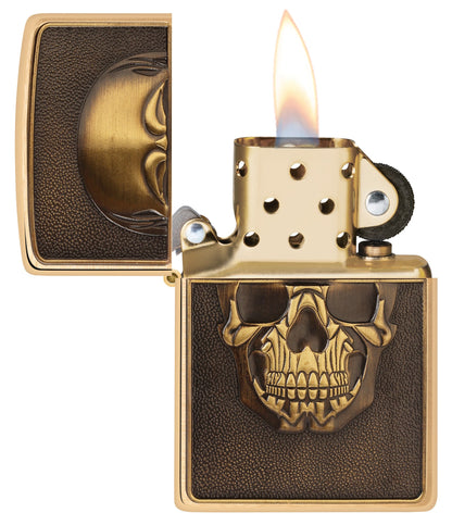 Emblème Crâne texturé