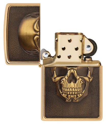 Emblème Crâne texturé