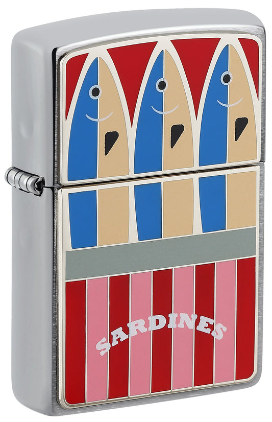 Motif boîte de sardines