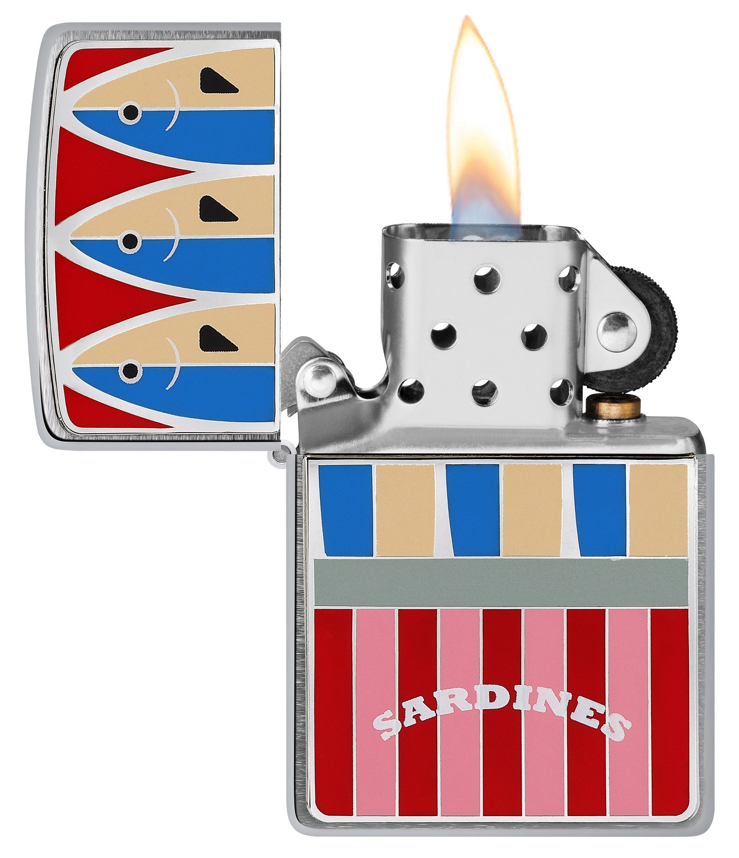 Motif boîte de sardines