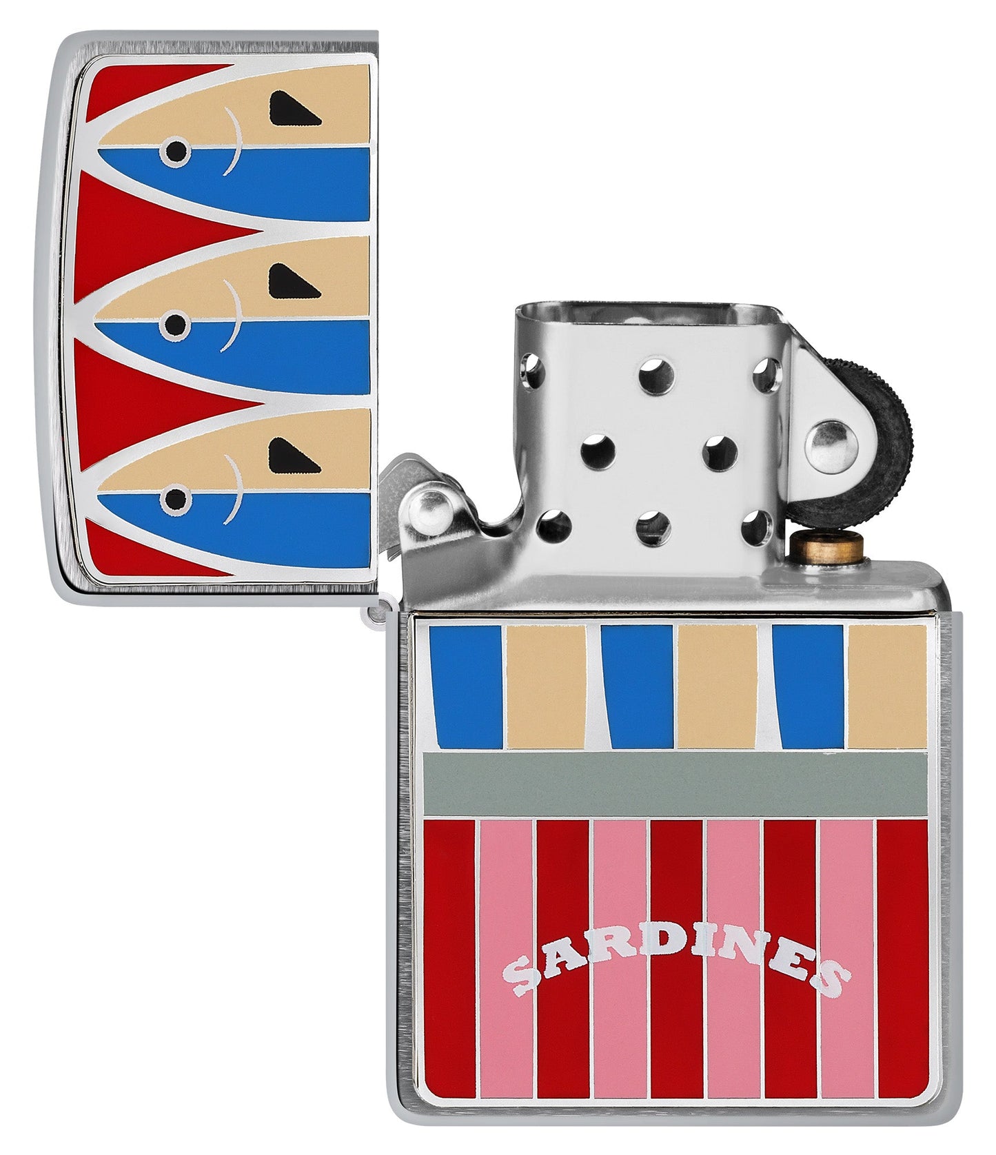 Motif boîte de sardines