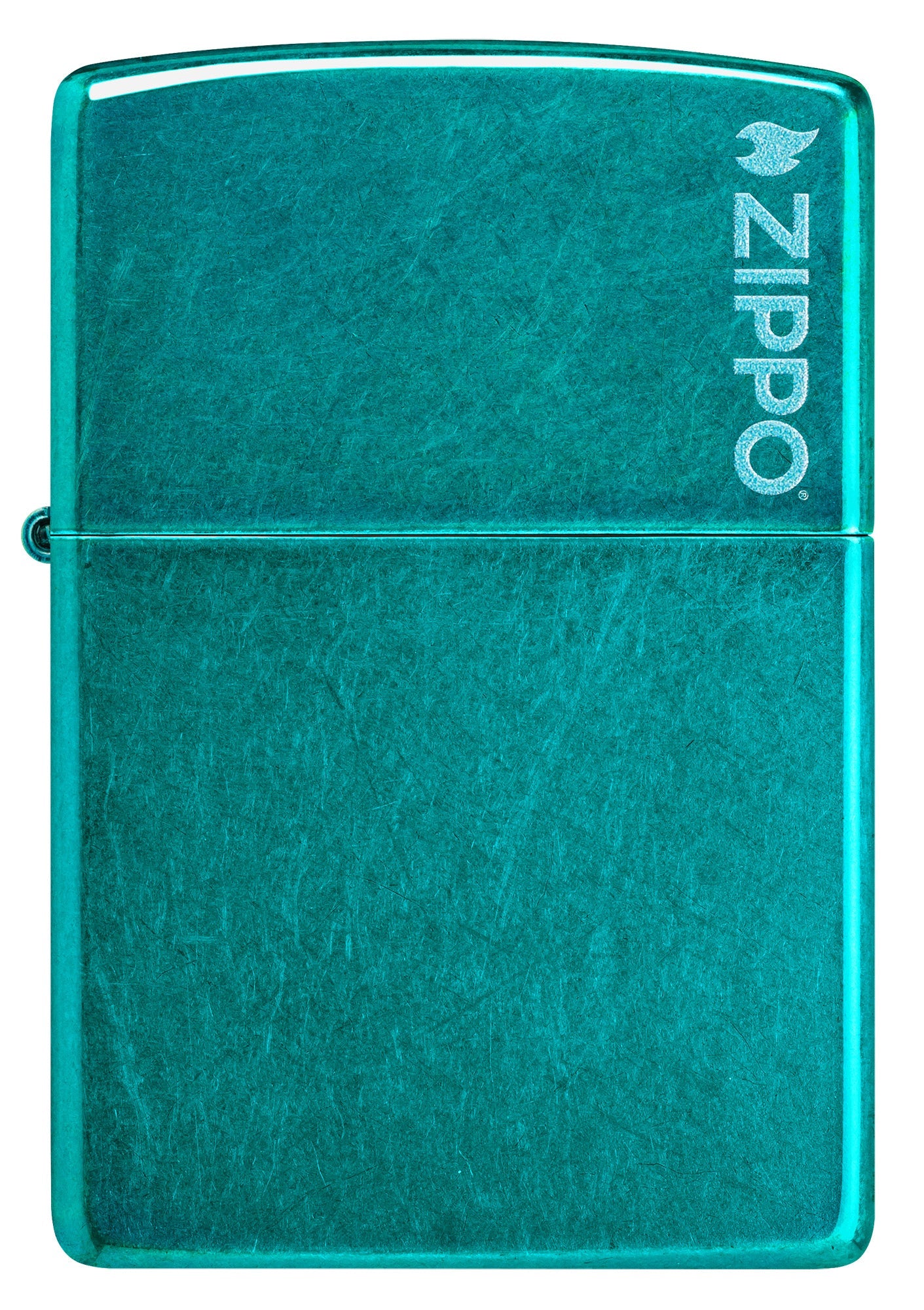 Modèle classique Bleu sarcelle gourmand avec logo Zippo