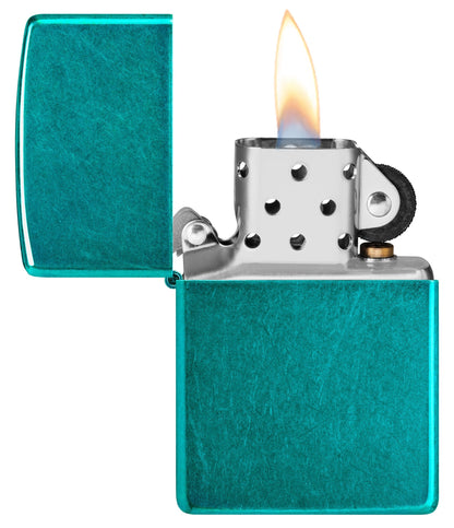 Classique Bleu sarcelle gourmand - Gravure - Chrome