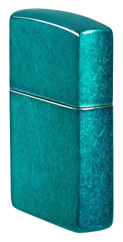 Classique Bleu sarcelle gourmand - Gravure - Chrome
