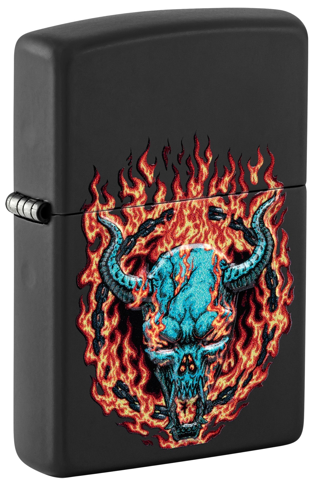 ZIPPO | Windproof Lighter Burning Devil Design