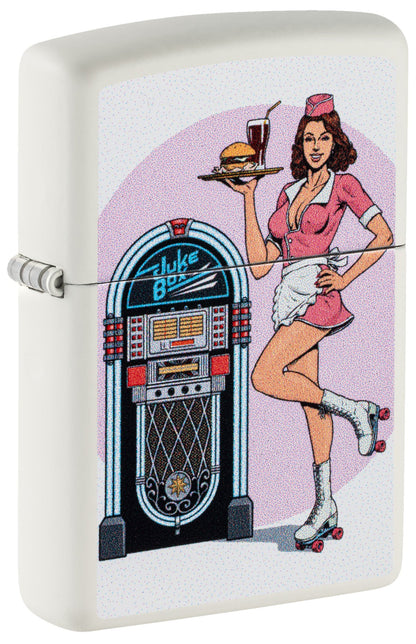 Modèle Serveuse en patins