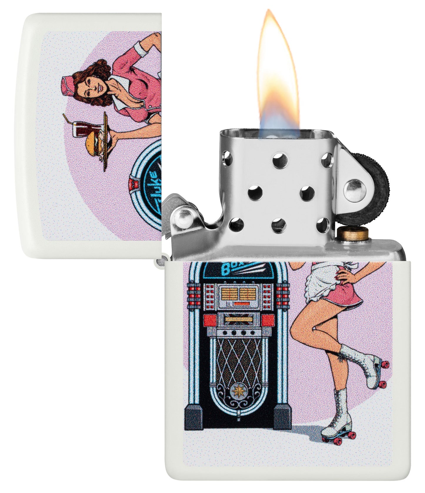 Modèle Serveuse en patins