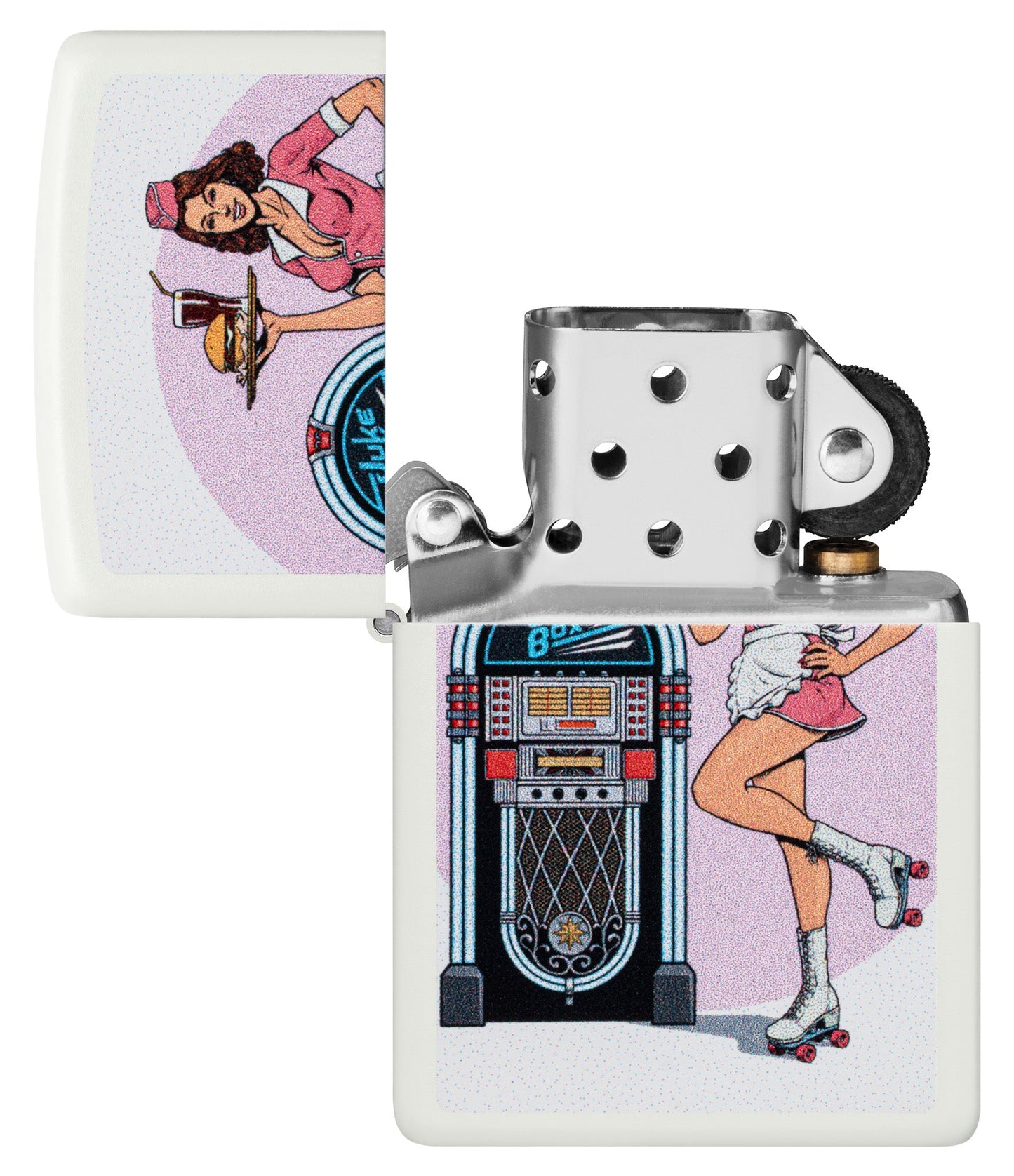 Modèle Serveuse en patins