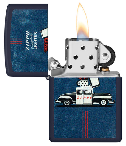 Motif voiture Zippo vintage