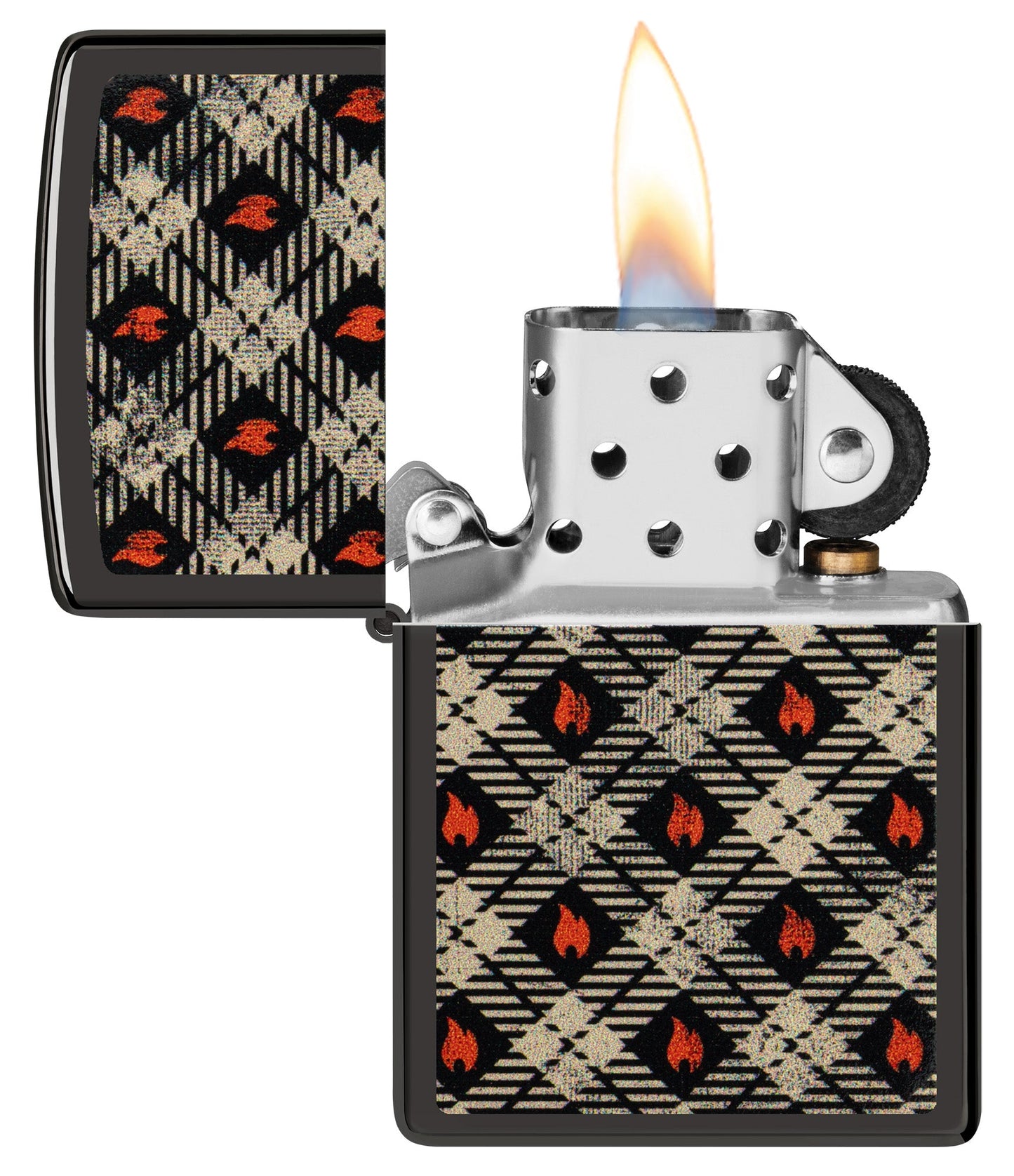 Motif Zippo tartan