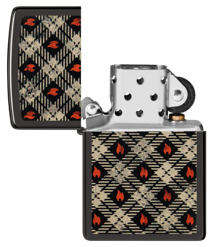 Motif Zippo tartan