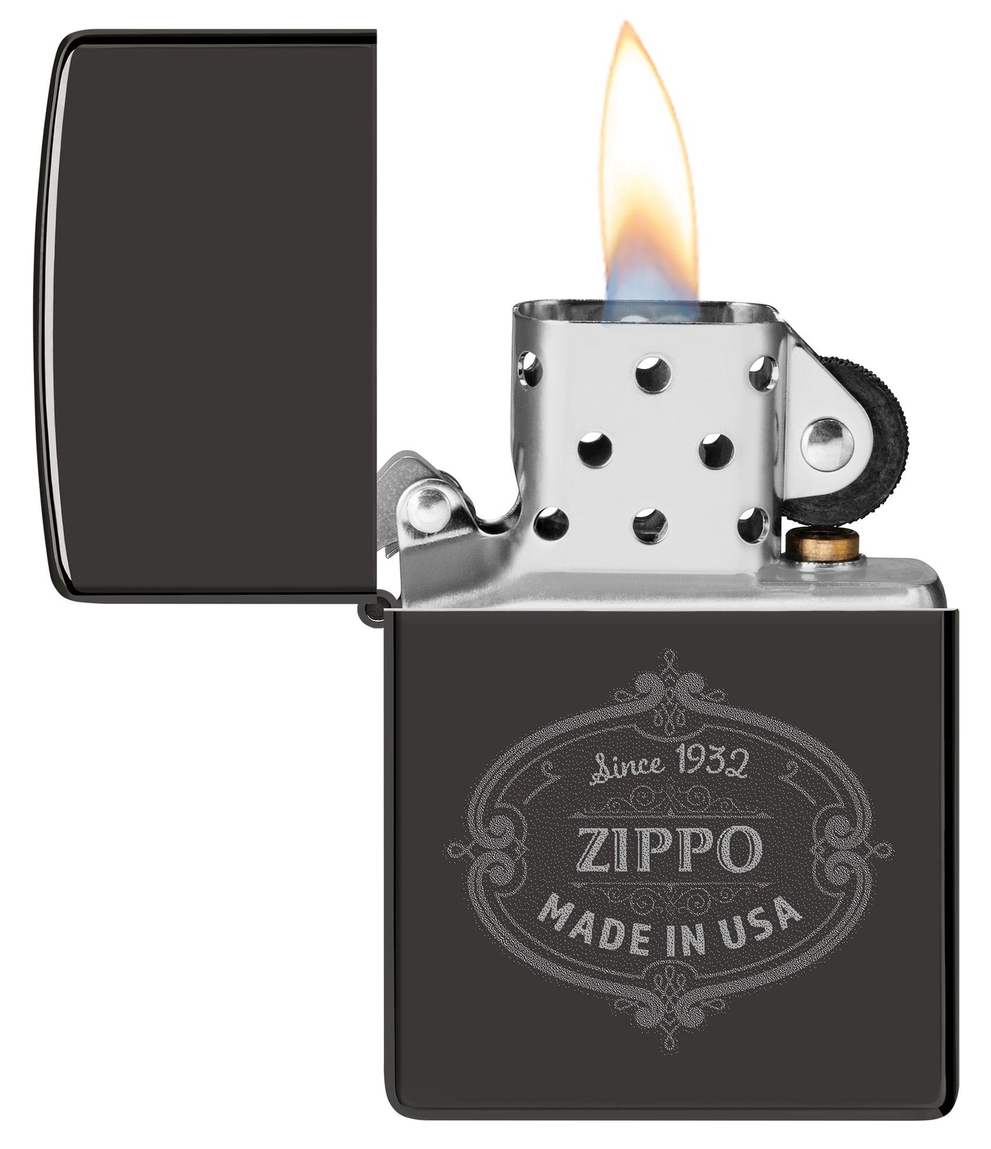 Motif plaque Zippo