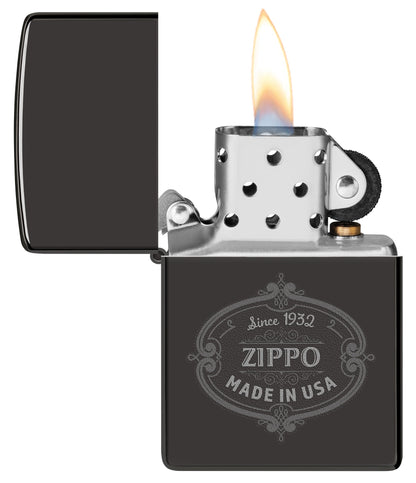 Motif plaque Zippo