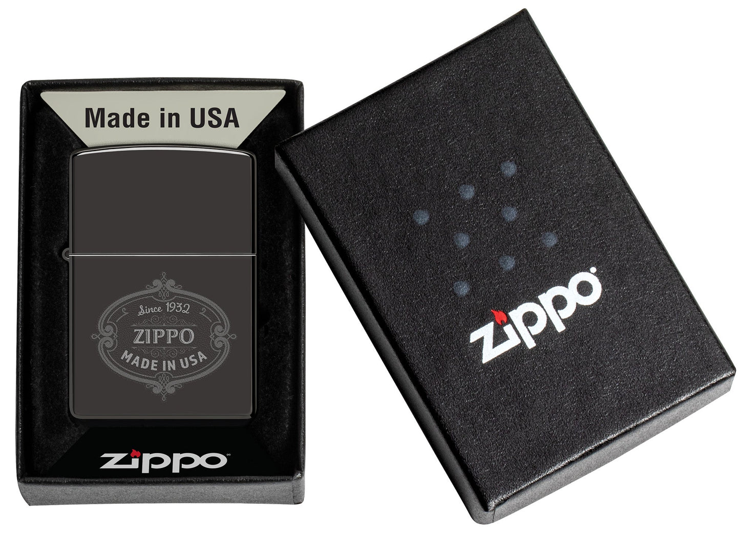 Motif plaque Zippo