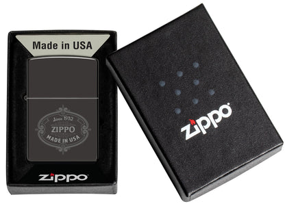 Motif plaque Zippo