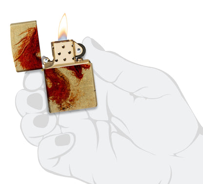 Motif dragon samouraï