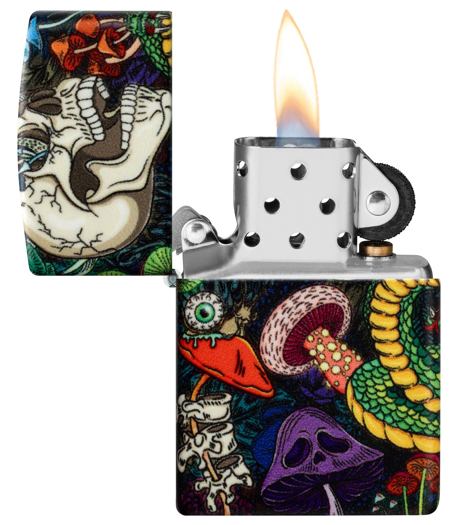 Motif squelette bourgeonnant