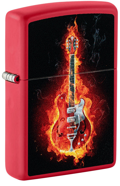 Flaming Guitar Design