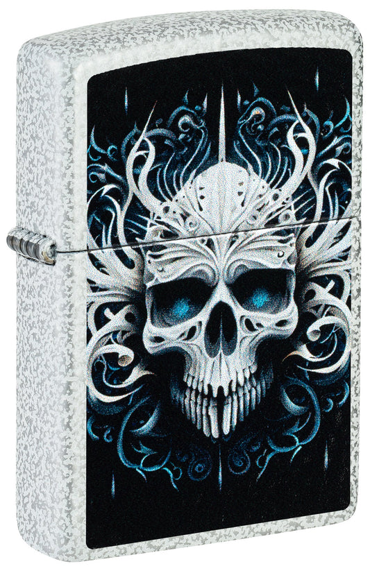 Motif abstrait tête de mort