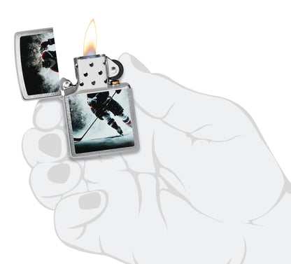 Motif joueur de hockey