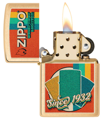 Motif échantillons de couleurs Zippo