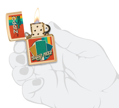 Motif échantillons de couleurs Zippo