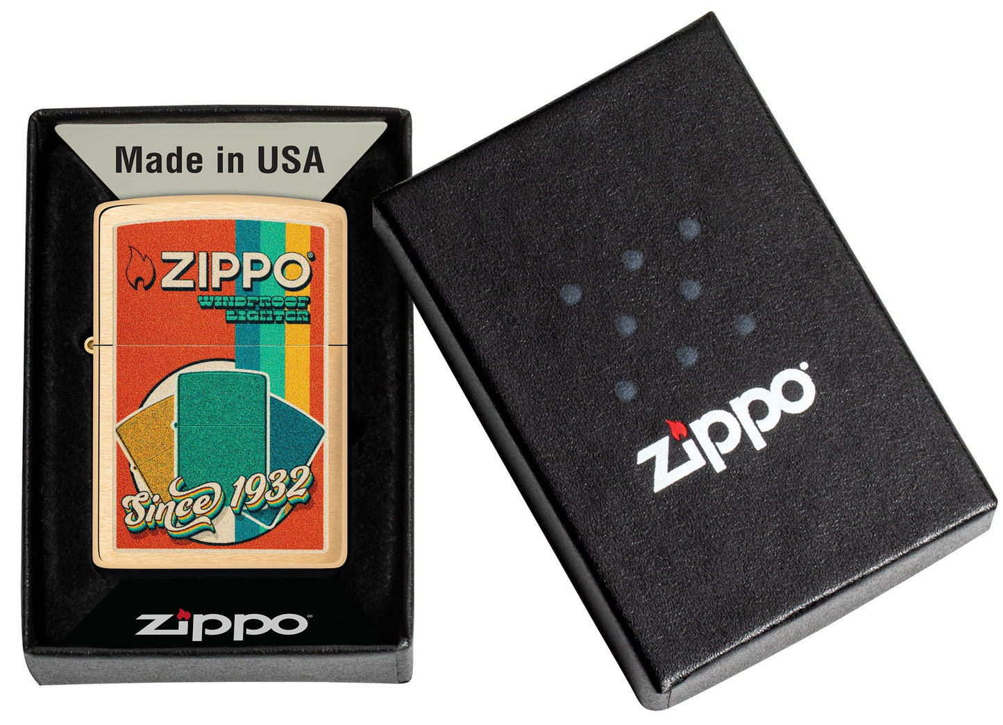 Motif échantillons de couleurs Zippo