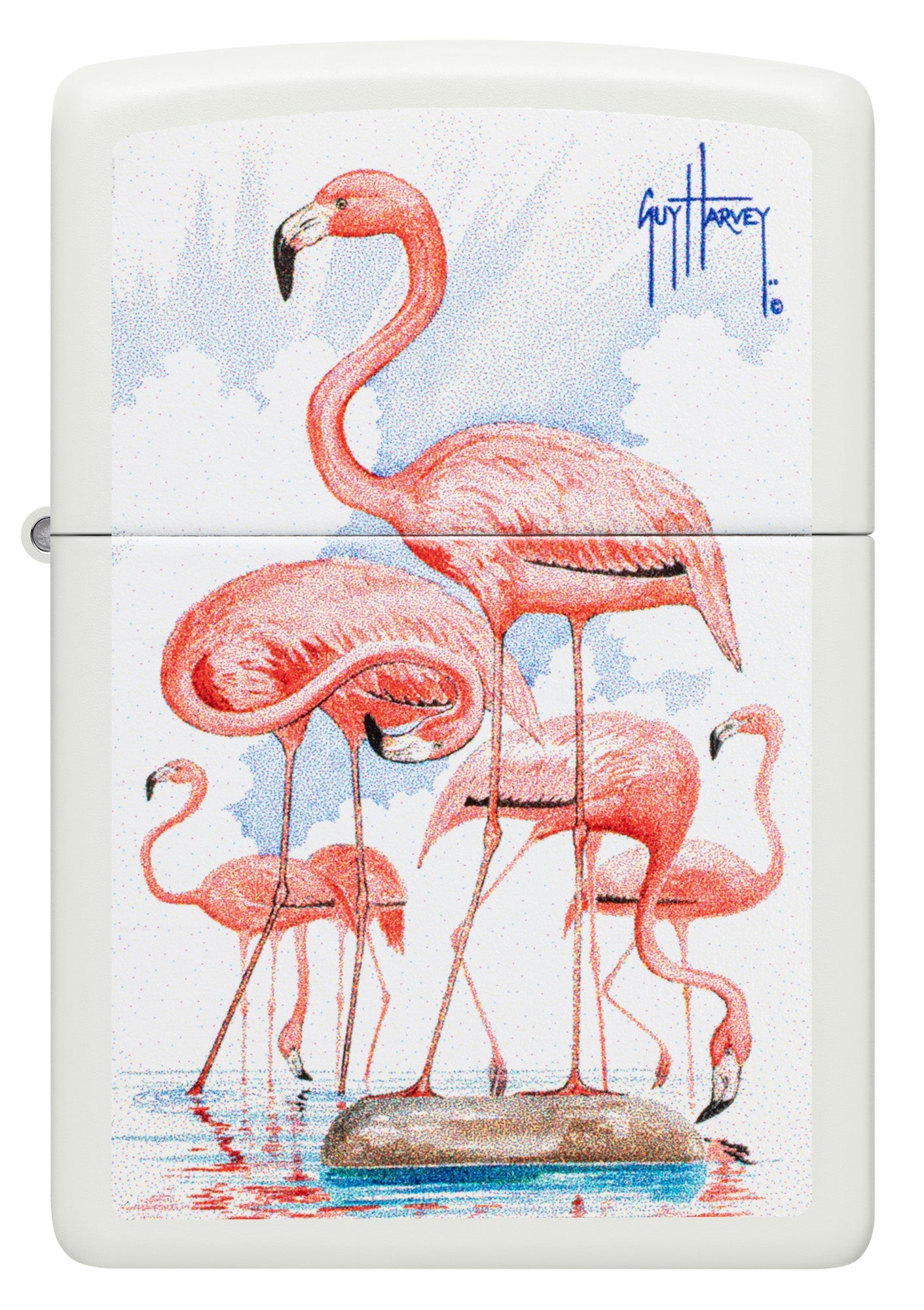 Motif flamants roses de Guy Harvey