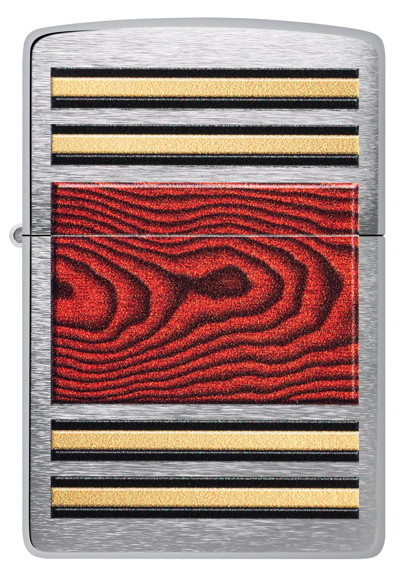 Briquet à pipe, motif imitation bois
