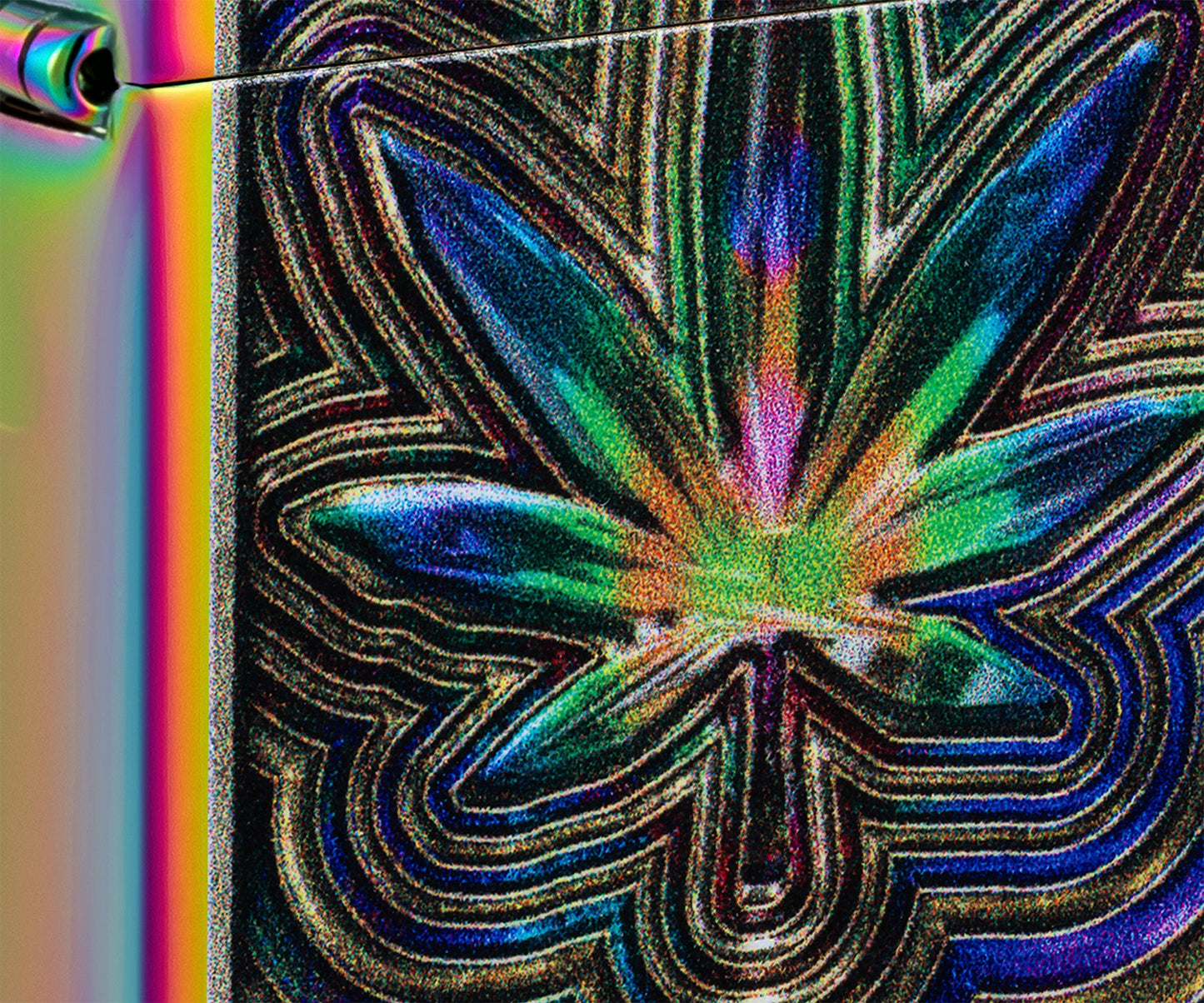Modèle Feuille hypnotique