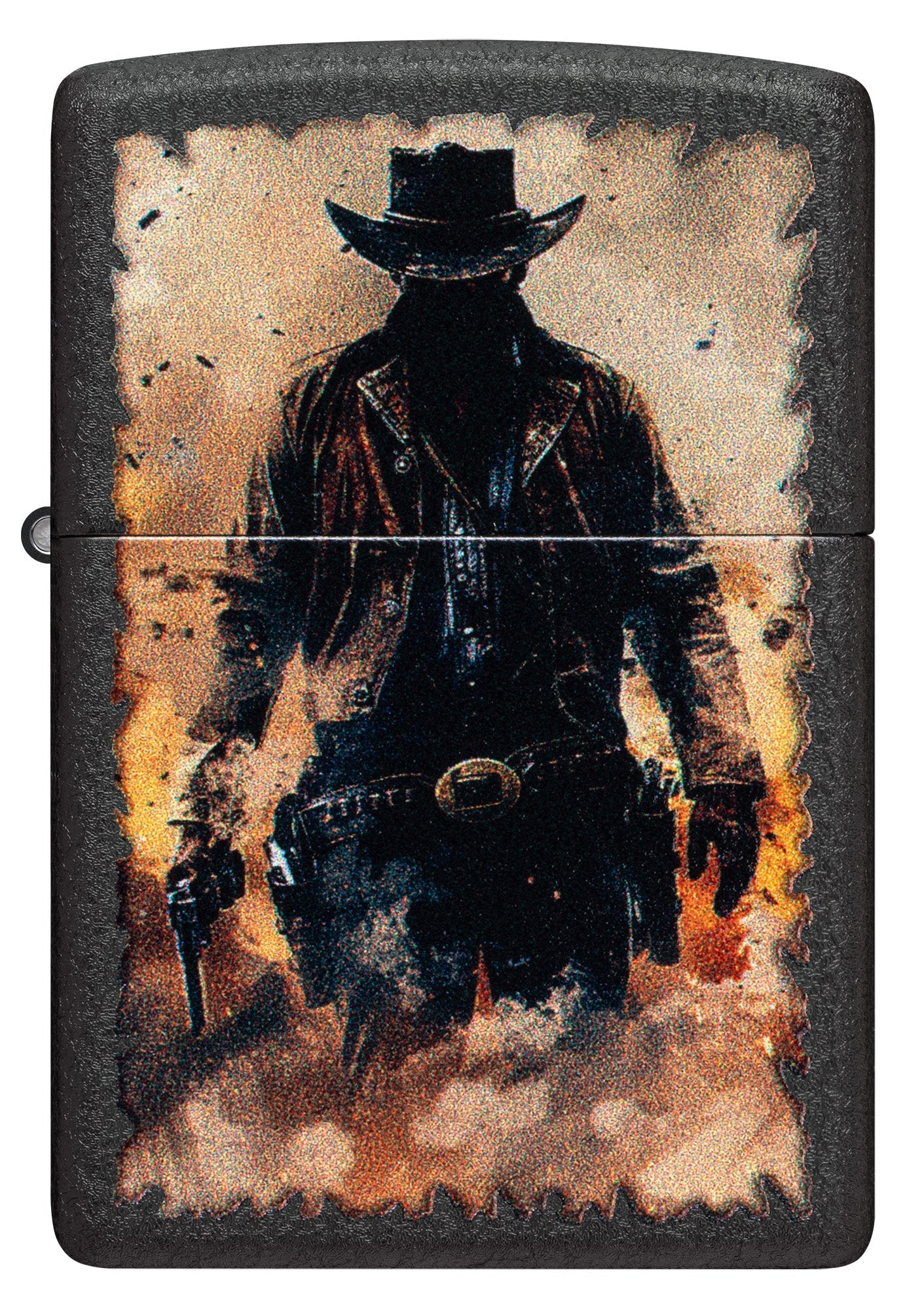 Modèle Silhouette de cow-boy