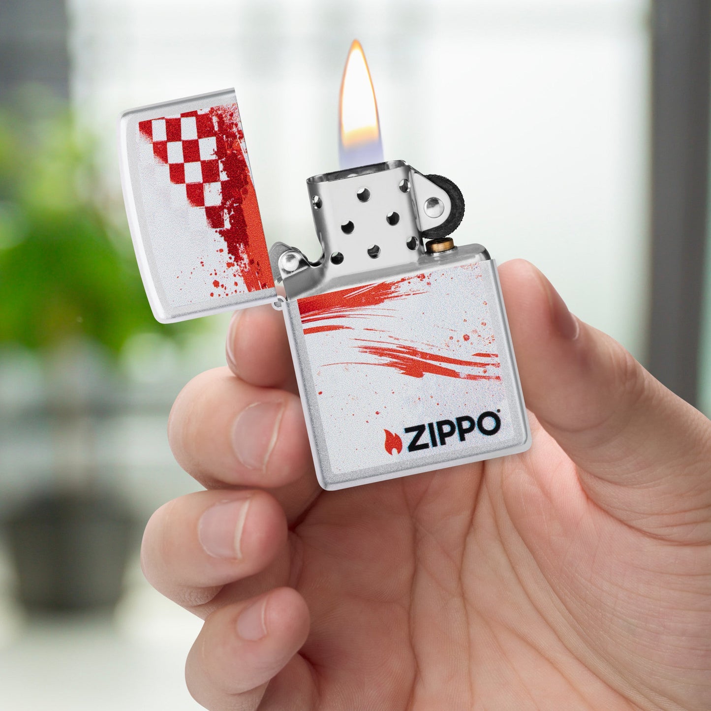 Modèle Zippo à damier