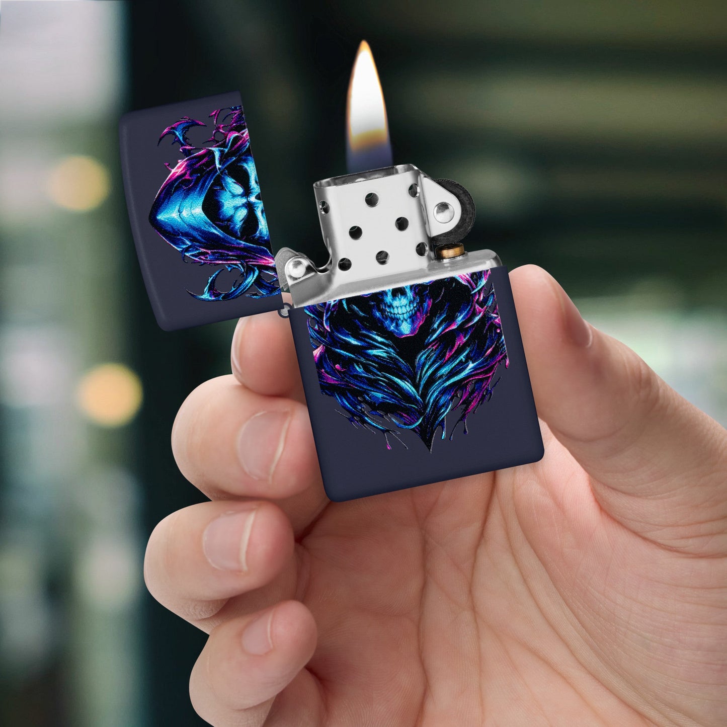 Modèle Faucheuse lumière noire