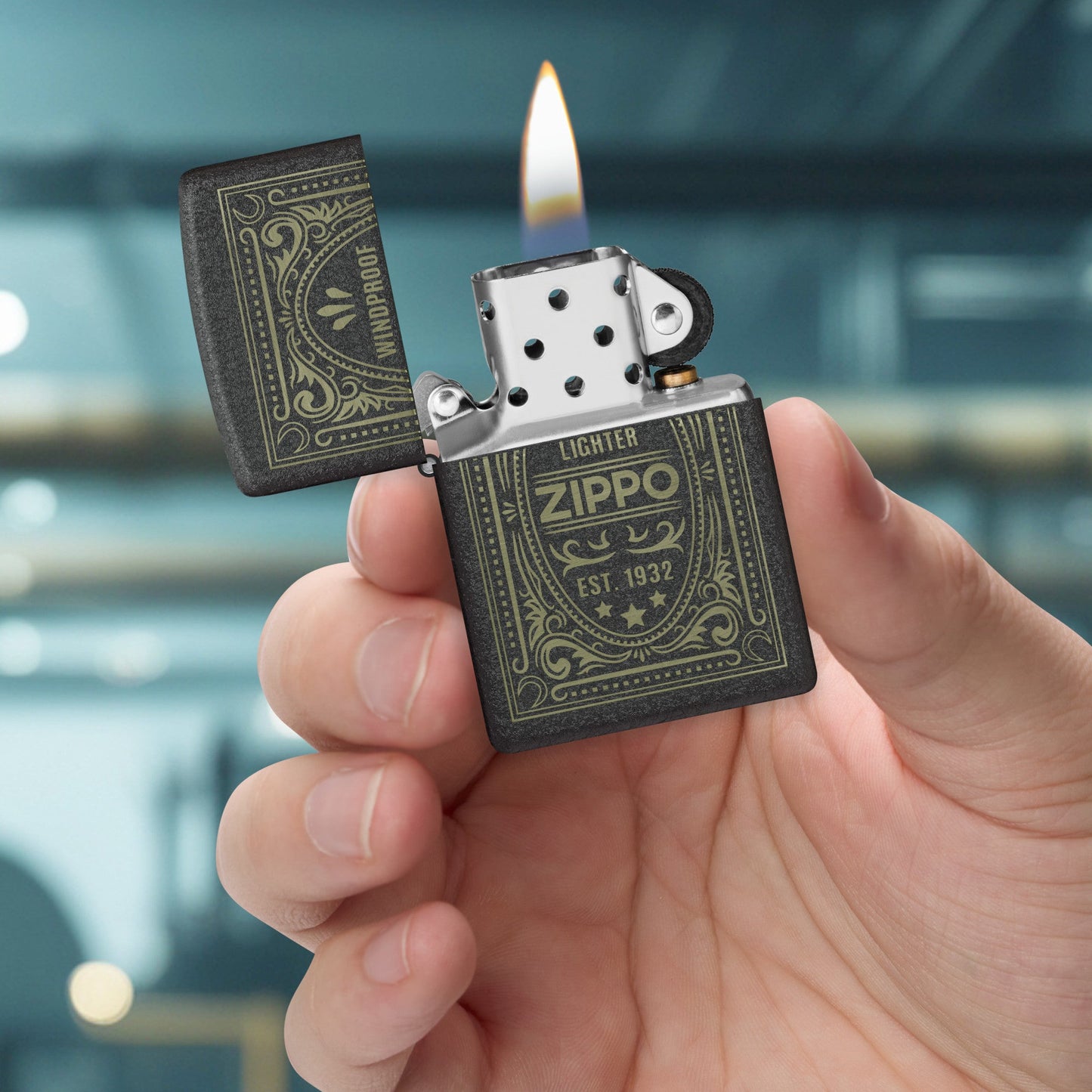 Modèle Étiquette Zippo