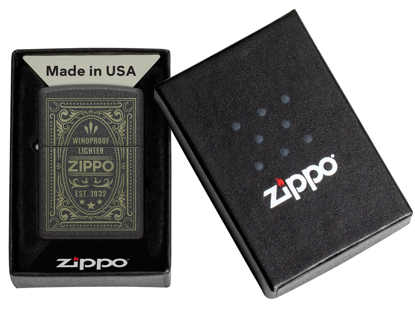 Modèle Étiquette Zippo