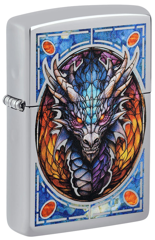 Modèle Vitrail dragon