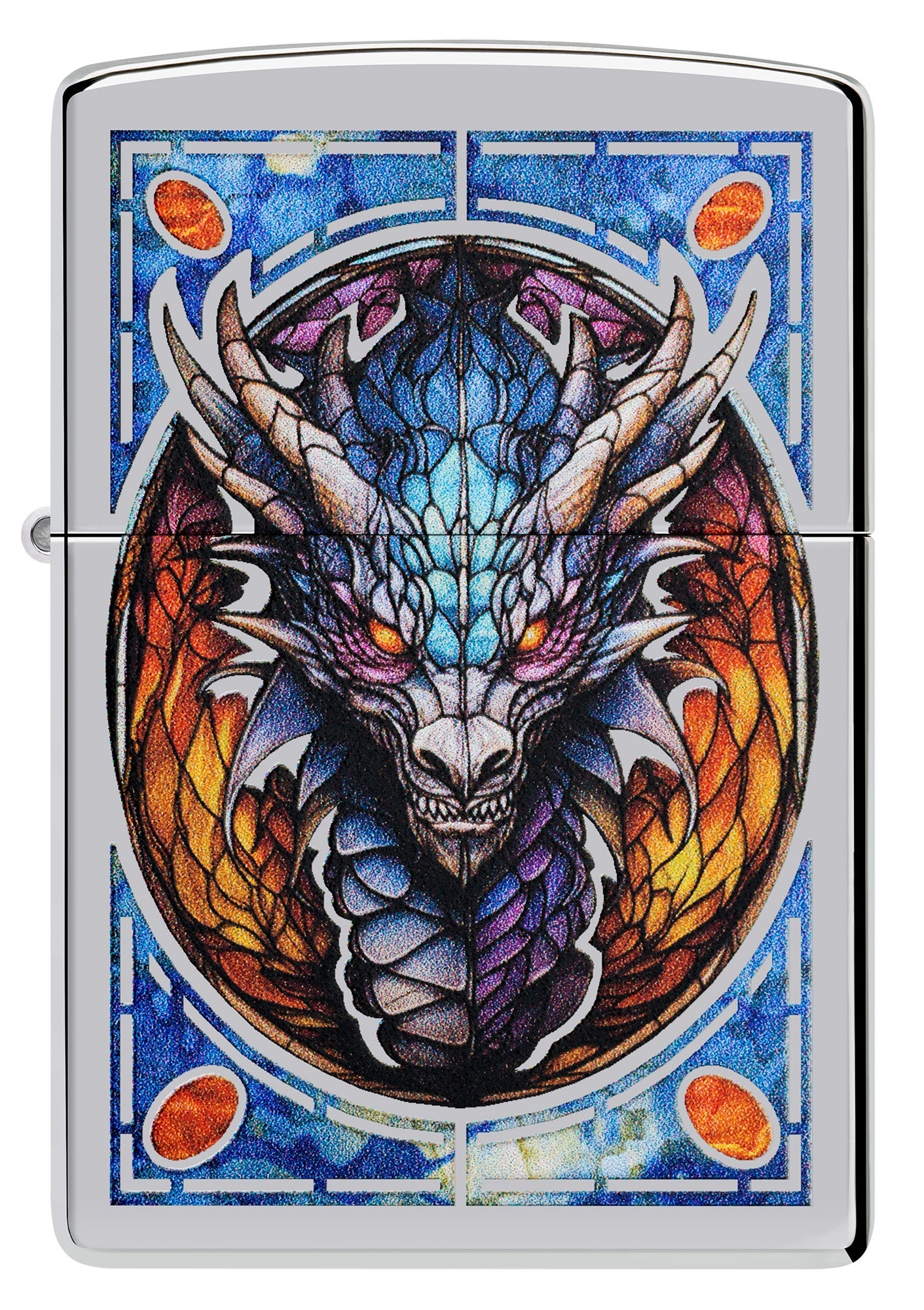 Modèle Vitrail dragon