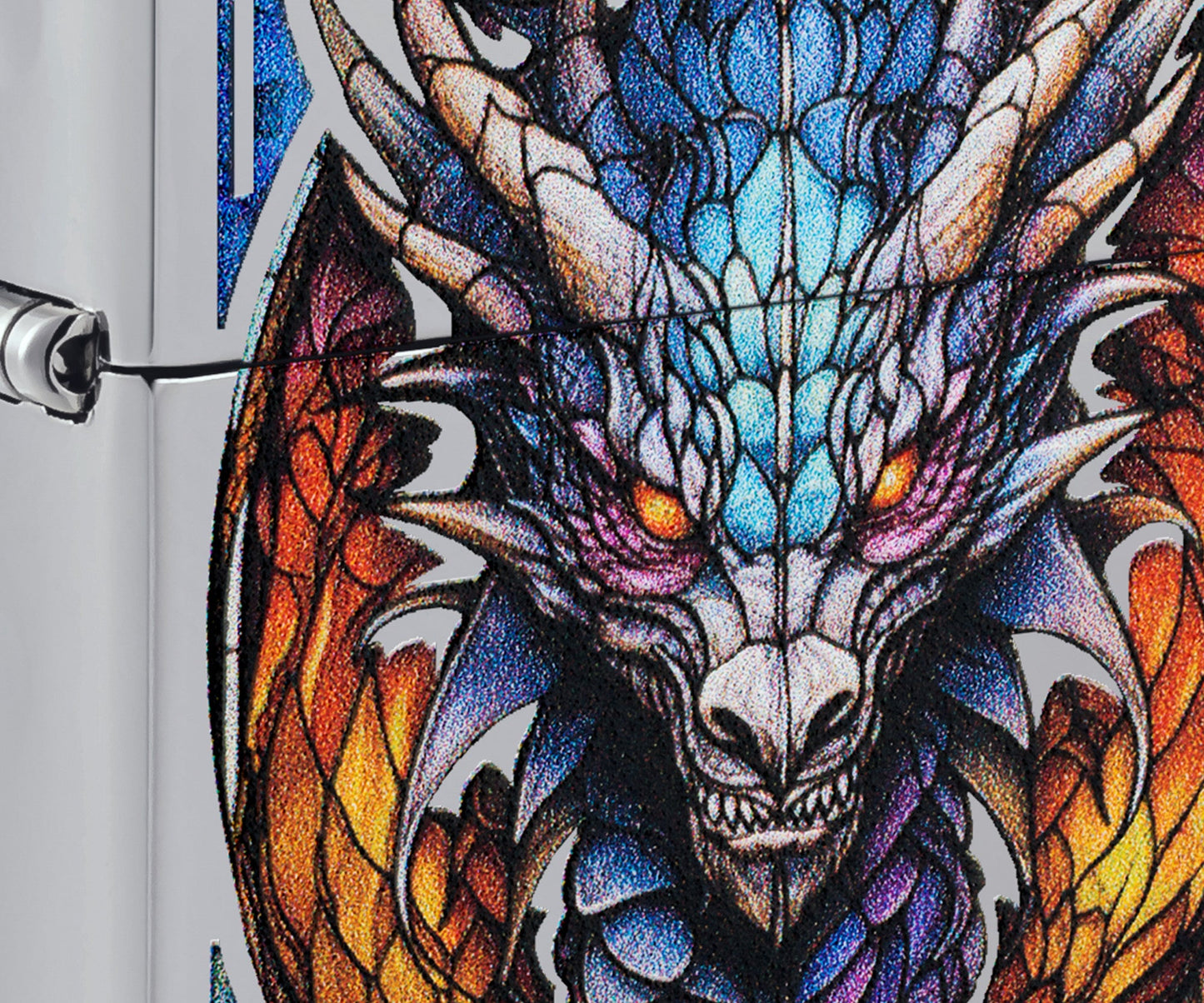 Modèle Vitrail dragon