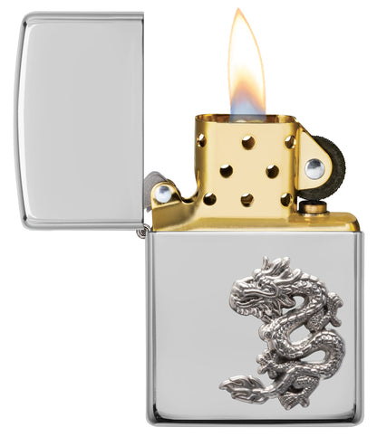 Armor® Chinese Dragon Sterling Silver Emblem