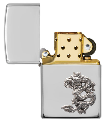 Armor® Chinese Dragon Sterling Silver Emblem